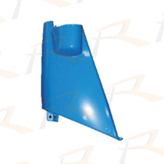 IZ10-070A-01 CORNER PANEL, W/ MIRROR ARM HOLE, BLUE, RH
