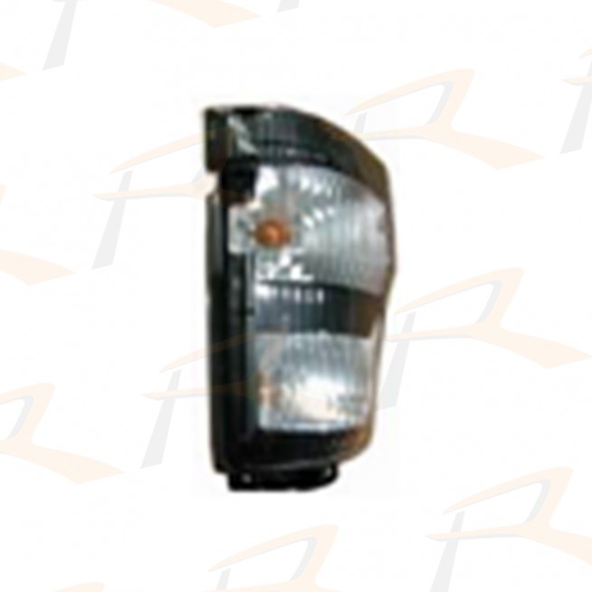 IZ10-18A1-01 CORNER LAMP, W/ BLACK RIM , RH