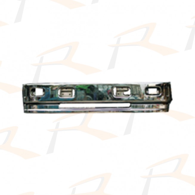 MB08-0401-C0 BUMPER, W/ FOG LAMP HOLE, NARROW, CHROMED For Canter FE6 / FE5 '96-'04. - Rich Parts Tr