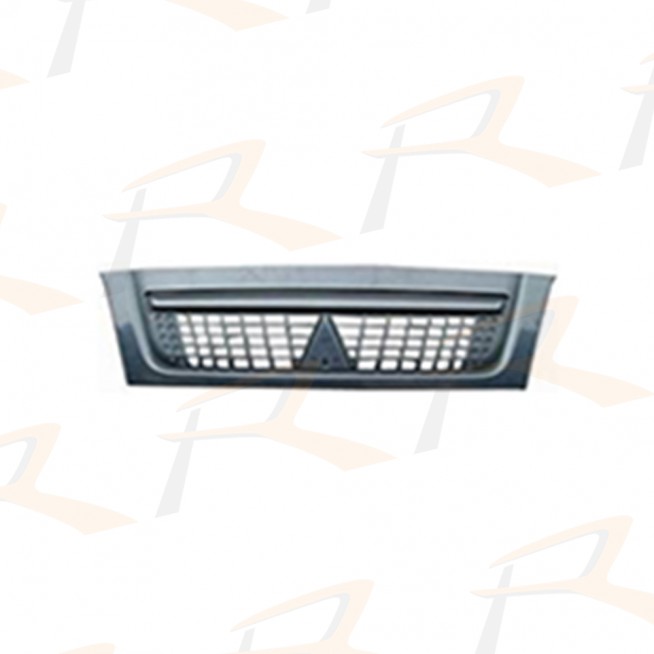 MB09-08X1-00 GRILLE, NARROW, CHROMED For Canter FE8 / FE7 '04-'10. - Rich Parts Truck Supplier