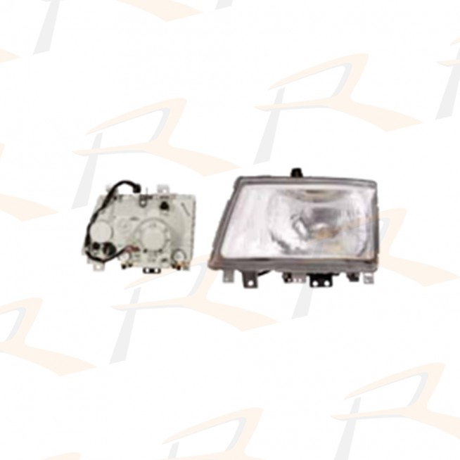 MB09-1801-R2 HEAD LAMP, MAN., LH (RHD) For Canter FE8 / FE7 '04-'10. - Rich Parts Truck Supplier