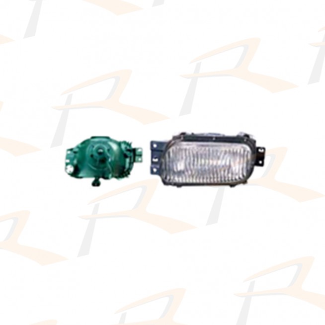 MB09-18C0-02 MK435071 FOG LAMP UNIT, GLASS LENS, 12V, LH For Canter FE8 / FE7 '04-'10. - Rich Parts 