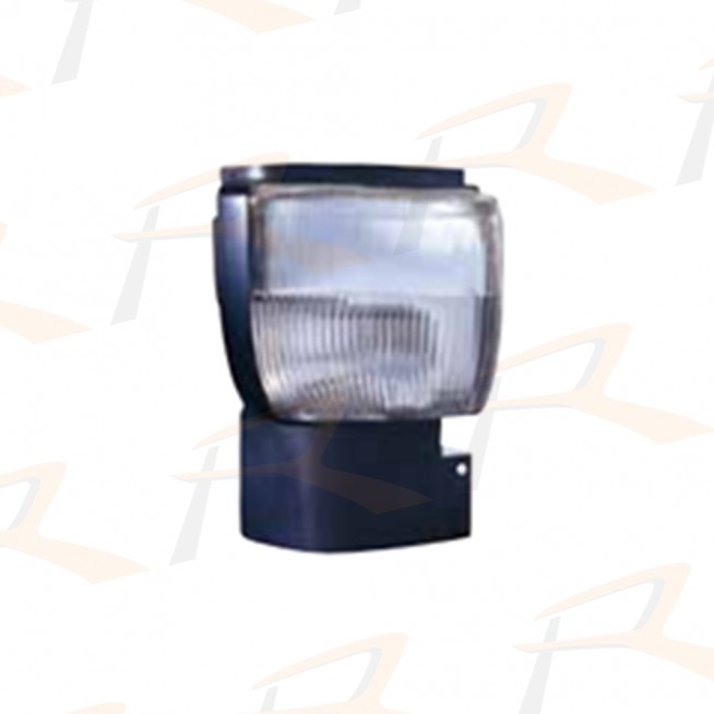 NS06-18A1-01 CORNER LAMP, W/BLACK RIM, RH