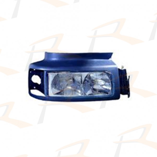 7041.1802.01 86975 HEAD LAMP, W/RIM, MAN., RH For Premium. - Rich Parts Truck Supplier