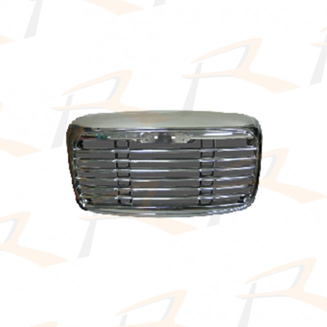 UFT1.0802.00 FRONT GRILLE W/ BUG SCREEN, ALL CHROME W/ BLACK ACCENT(PAINTED)