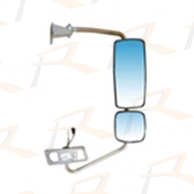 UFT1.BSAZ.01X MIRROR ASSY. ELEC., W/MANUAL AUXI. MIR., HEAT, CHROME COVER, CHROME ARM,  RH For Colum
