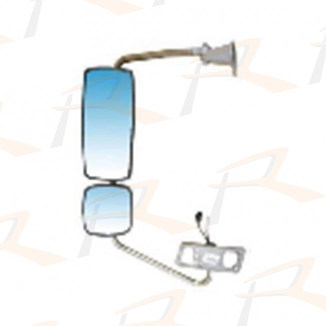 UFT1.BSAZ.02MX MIRROR ASSY. ELEC., W/MANUAL AUXI. MIR.,  HEAT, RADIO, CHROME COVER, CHROME ARM,  LH