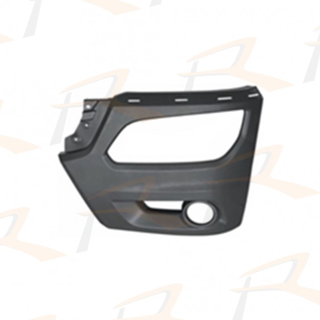 HN10-04A2-02 SIDE BUMPER W/HOLE FOR UPPER TRIM, LH (HIGH)